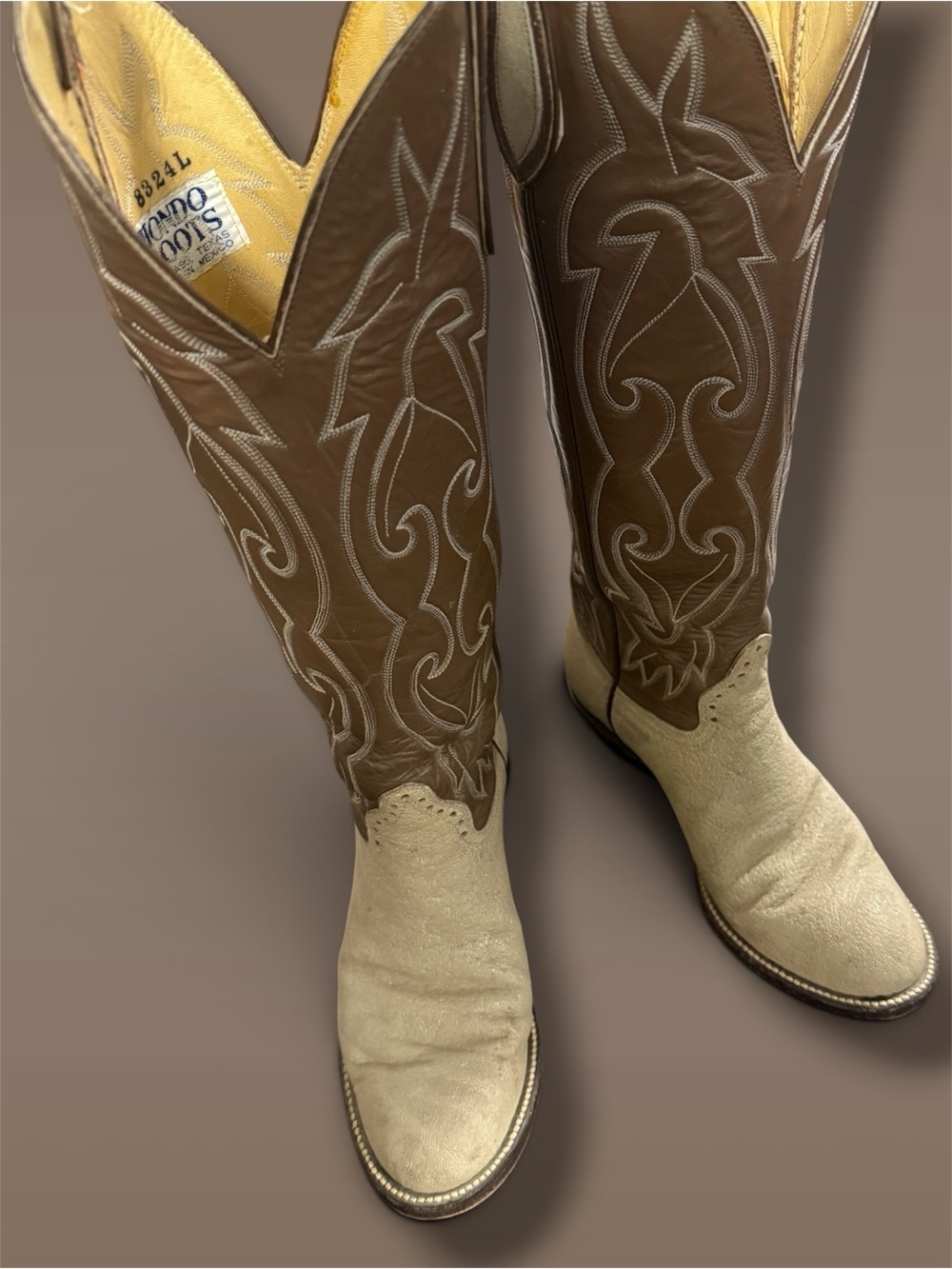 HONDO 1989 Genuine Elephant Cowboy Boots- women’s - Picture 4 of 9